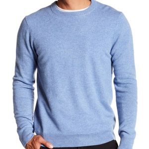 QI Cashmere light blue crewneck sweater (Sale!)